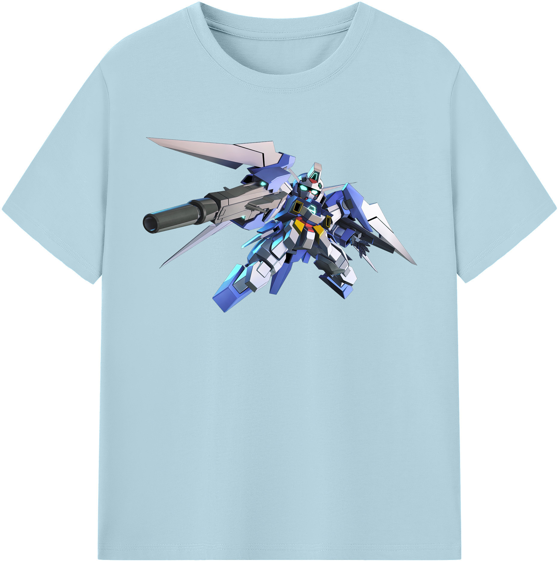 （画像用） 機動戦士ガンダム Mobile Suit Gundam 綿100％半袖Tシャツ（フロントプリント）